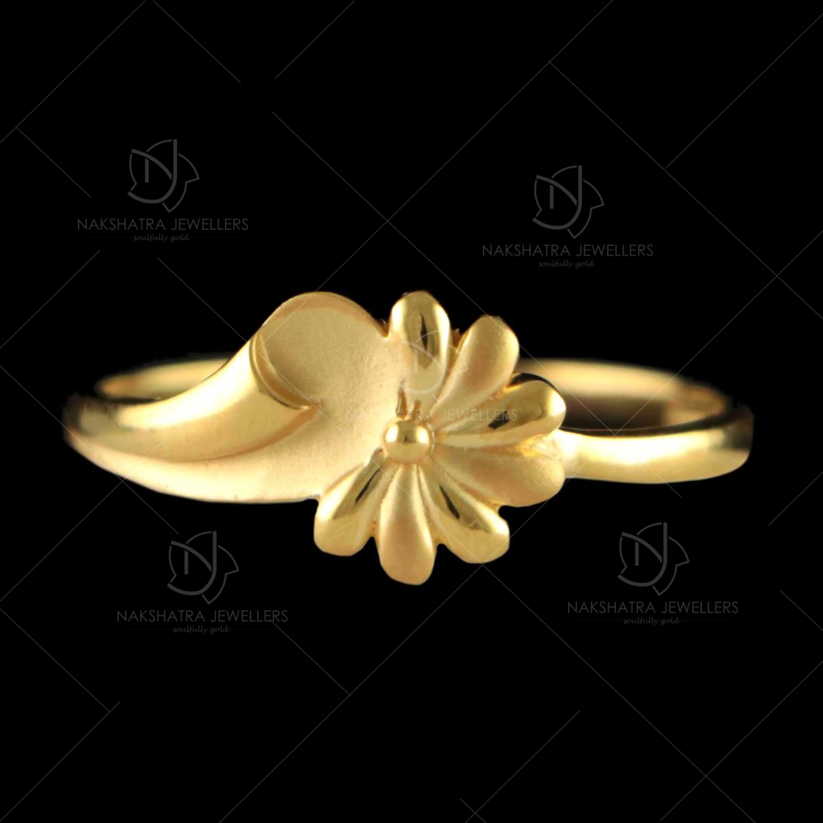 Gold Nugget Women's Ring 