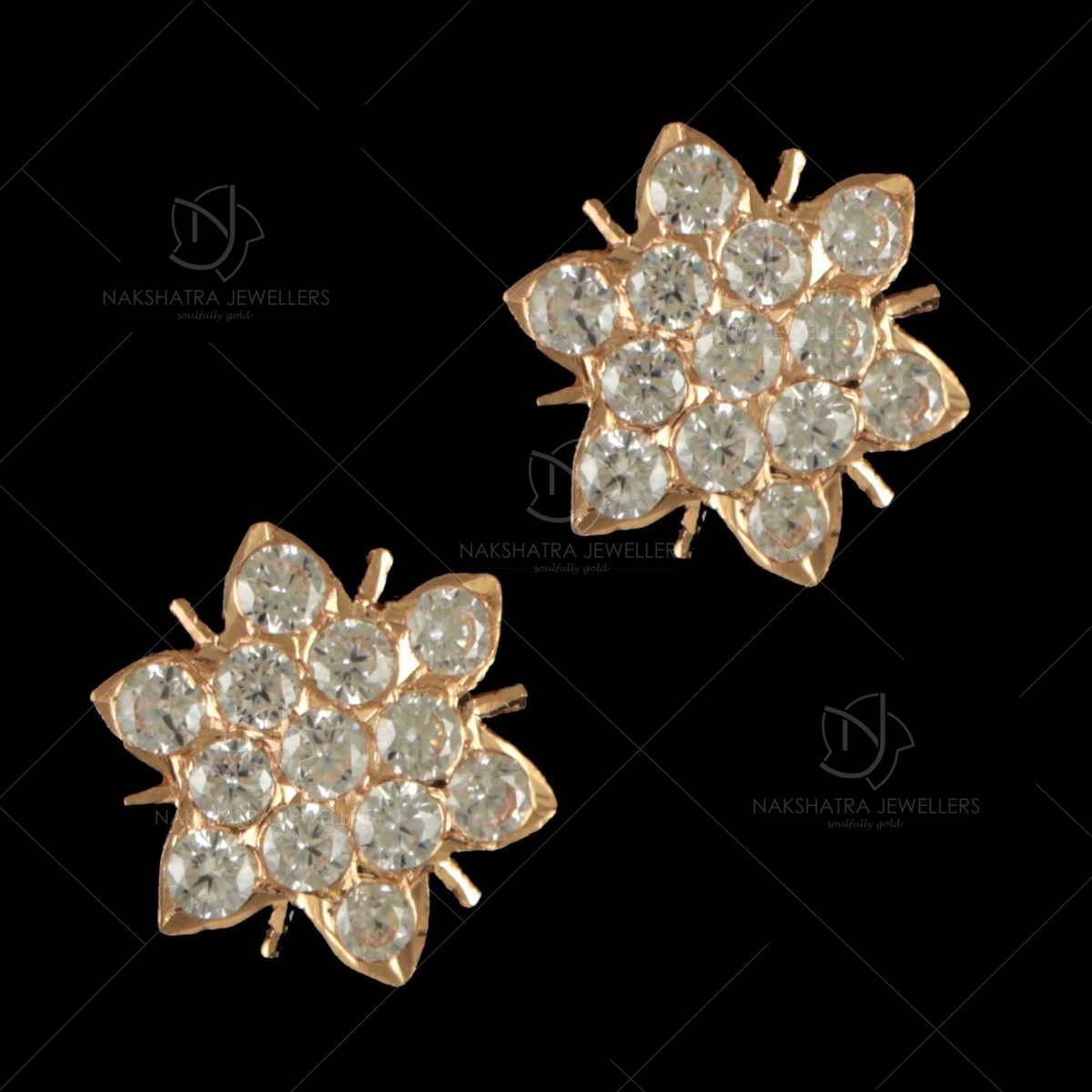 The Ulima Diamond Earrings by PC Jeweller