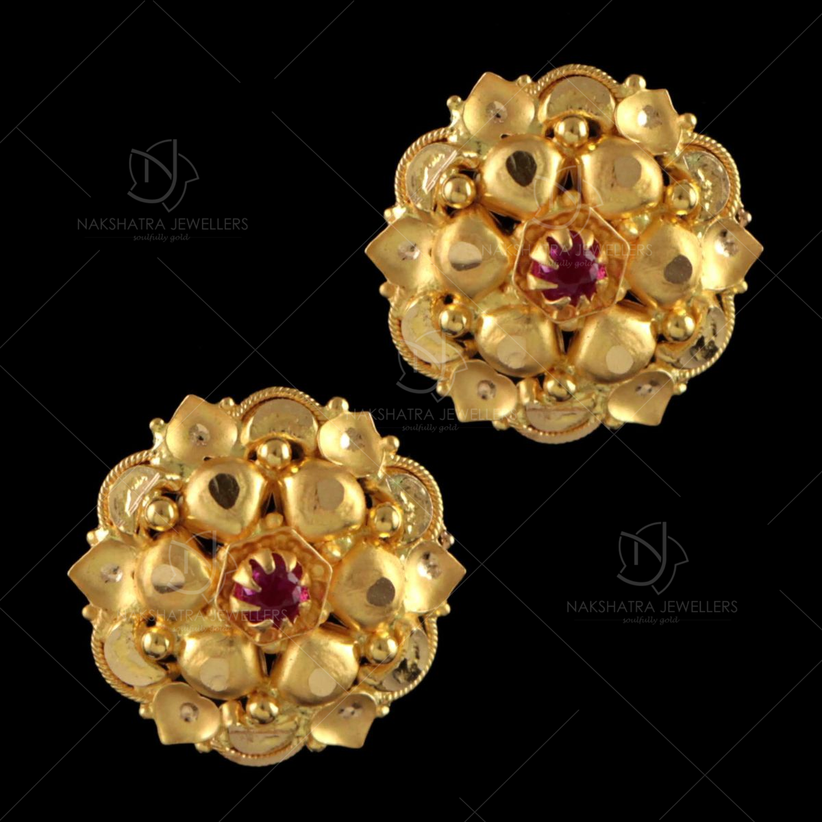 Diwali Stud Earring – Rangoli Design - Swaabhi