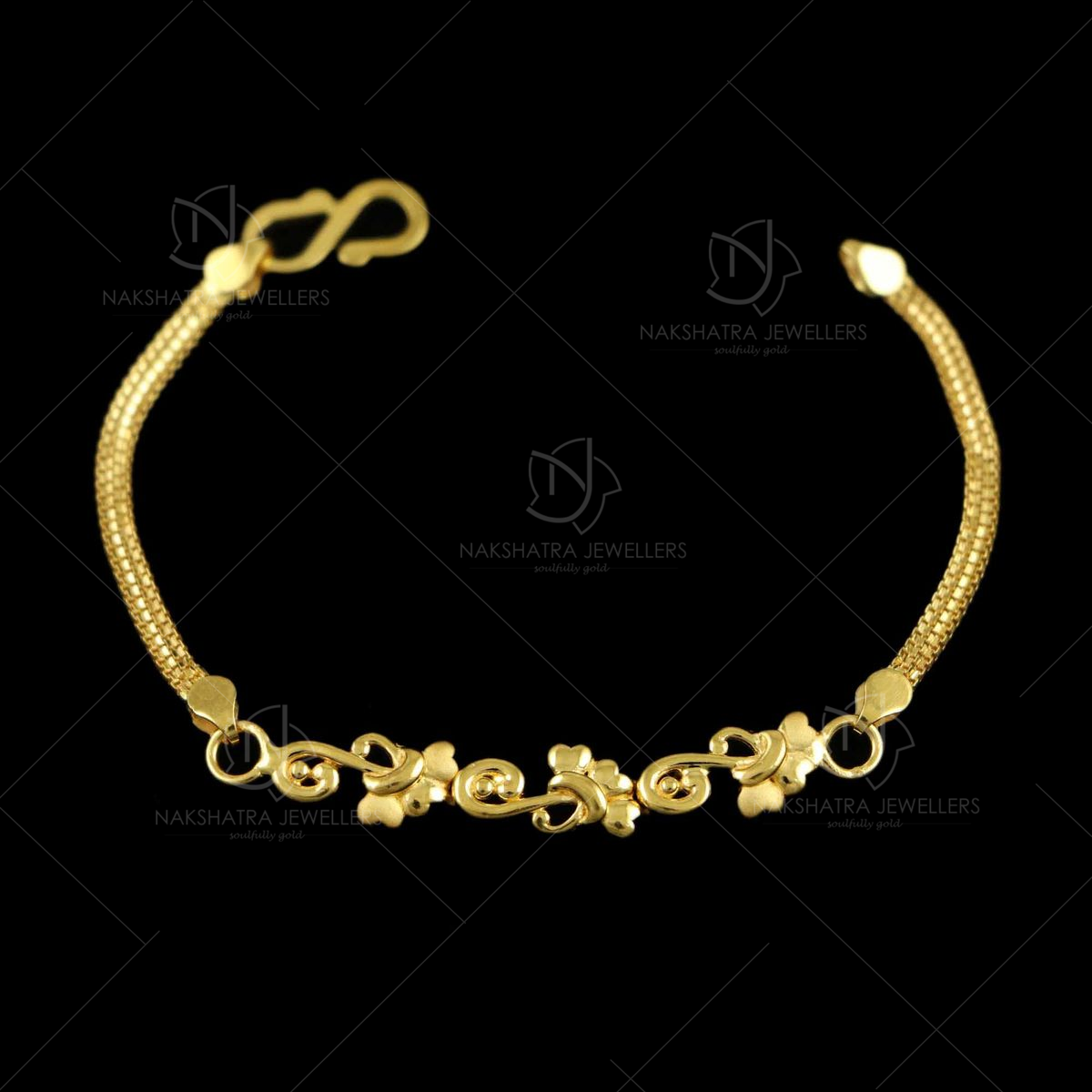 Buy Personalized Baby Name Bracelet in 16K Gold at Petite Boutique