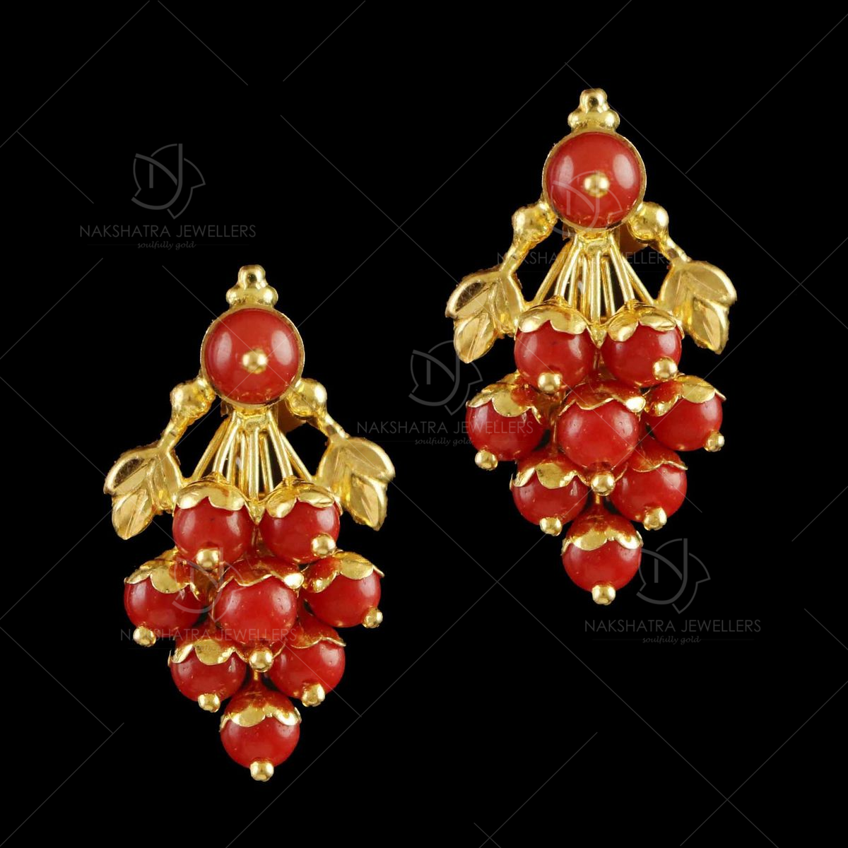 Copper White Traditional Moti Povala Greps Earrings, Size: Medium at Rs  150/piece in Kolhapur