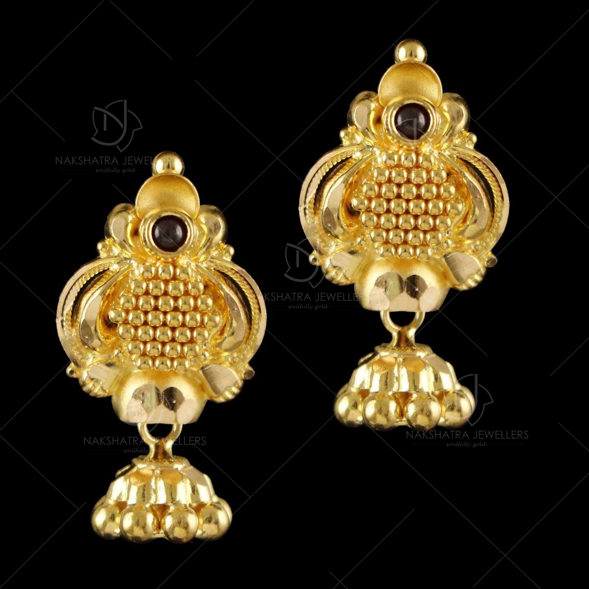 Flipkart.com - Buy SSFJ 1 gram gold jimiki Copper Jhumki Earring Online at  Best Prices in India