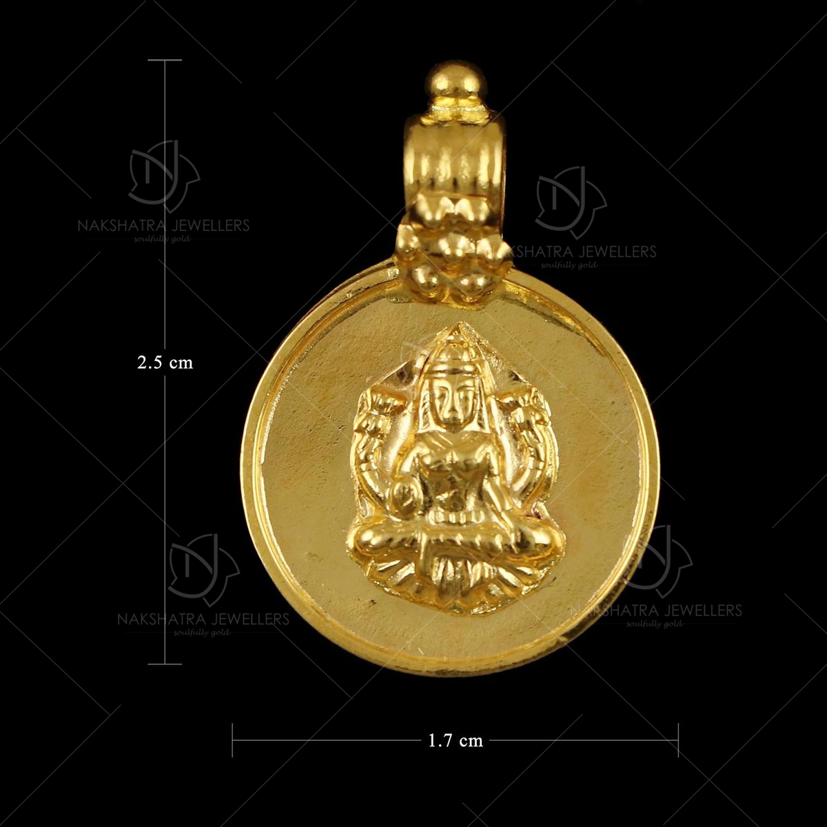 Gold lakshmi on sale kasu online