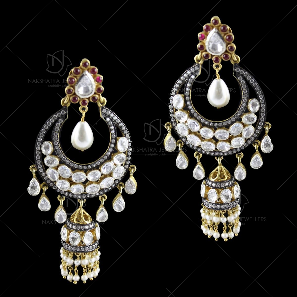 Polki earrings | Polki earrings, Drop earrings, Earrings