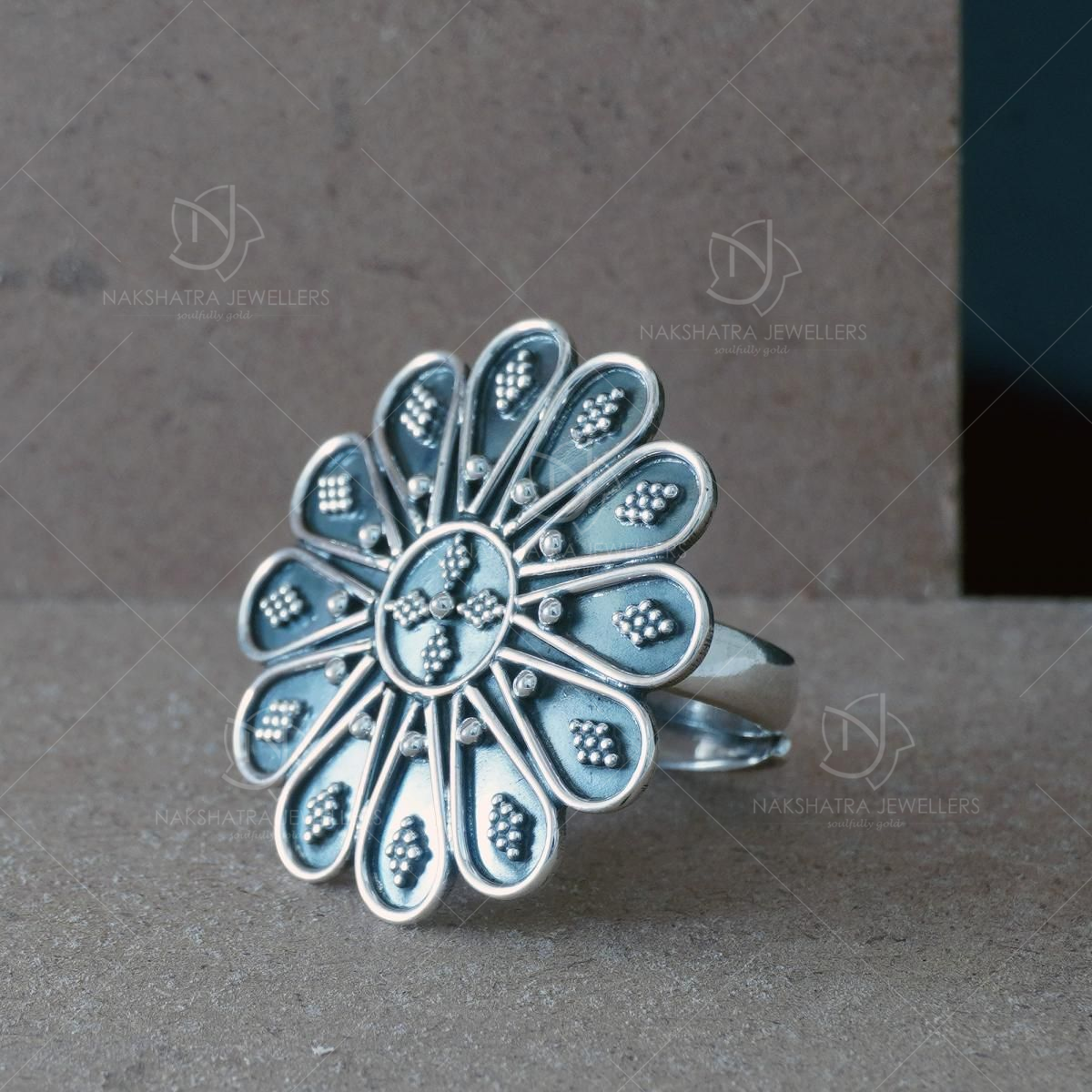 Oxidized Silver My Beloved Ring | Baltinester Jewelry and Judaica